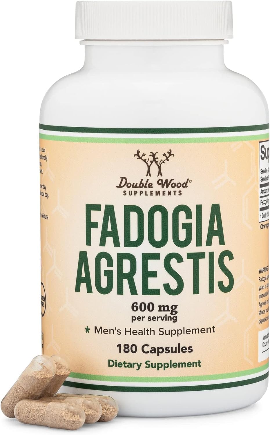 Doublewood Fadogia Capsules - Herbal Supplement, 180 Capsules - Image 4
