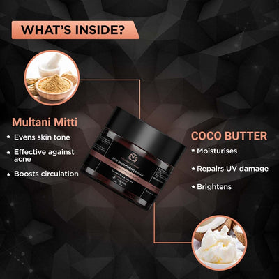 The Man Company Skin Whitening & Brightening Cream with Multani Mitti - 50gm - Image 3