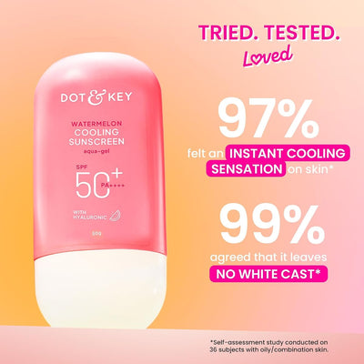 Dot & Key Watermelon Hyaluronic Cooling SPF 50 PA+++ Sunscreen, 30g - Image 3