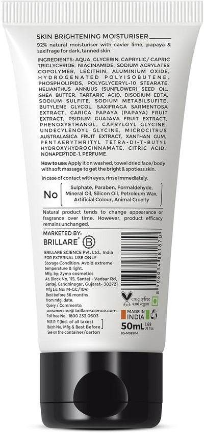 Brillaire Skin Brightening Moisturiser with Lime Caviar & Papaya - 50ml - Image 8