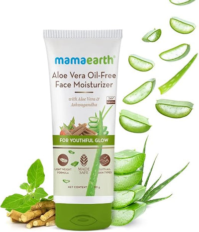 Mamaearth Aloe Vera Oil-Free Face Moisturizer 80g - Image 2