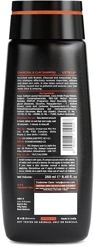 Ustra Charcoal & Clay Shampoo 250 ml