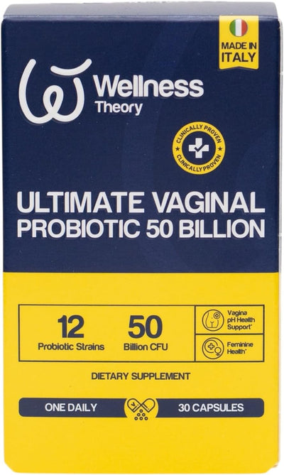 Wellness Theory Ult Daily Probiotics 100 Billion Capsules 30 Count