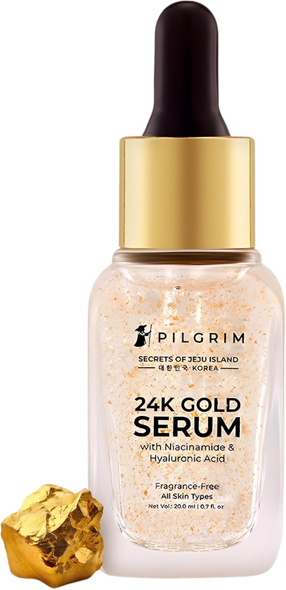 Pilgrim 24K Gold Face Serum with Niacinamide & Hyaluronic Acid - 20ml