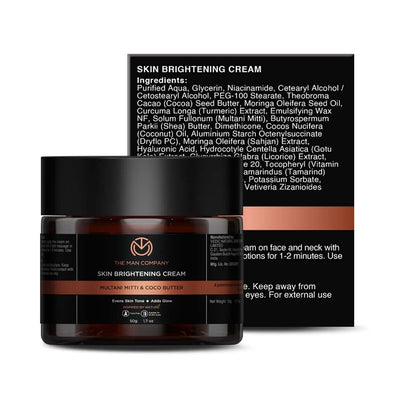 The Man Company Skin Whitening & Brightening Cream with Multani Mitti - 50gm - Image 7