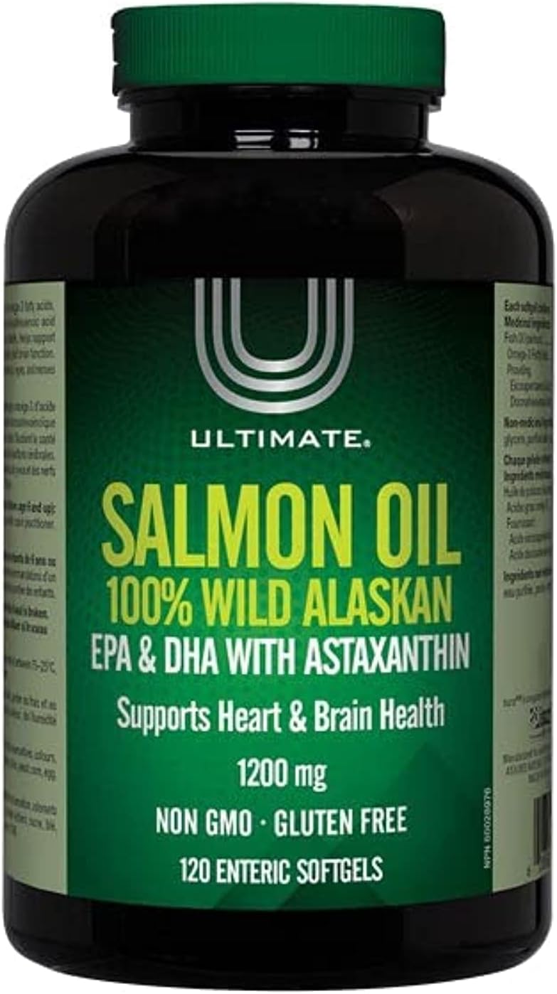 Ultimate Salmon Oil 1200 Mg - 120 Capsules - Vitamins & Minerals