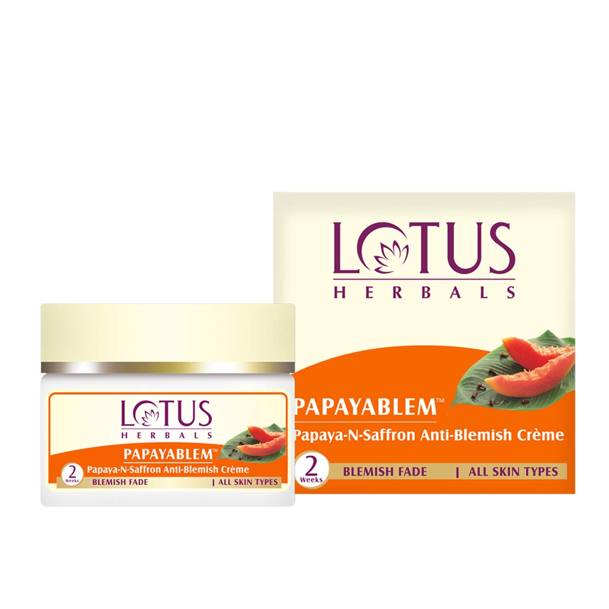 Lotus Herbals Papayablem Anti Blemish Cream - 50gm - Image 4