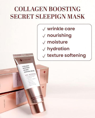 K-SECRET SEOUL 1988 Collagen Boosting Secret Sleeping Mask - 50ml - Image 2