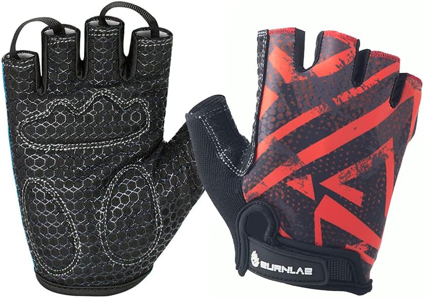 Burnlab Flex Gym Gloves with Good Grip & Soft Padding - Small