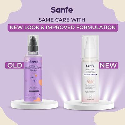 Sanfe Spotlite Sensitive Body Serum - For Dark Underarms & Thighs, Enriched with Glycolic Acid - 50g - Image 7