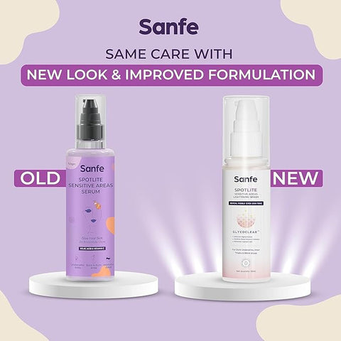 Sanfe Spotlite Sensitive Body Serum For Dark Underarms, Inner Thighs and Sensitive Areas 50gm