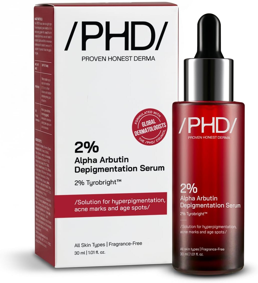 PHD 2 2% Alpha Arbutin Depigmentation Serum - Face Treatment, 30ml