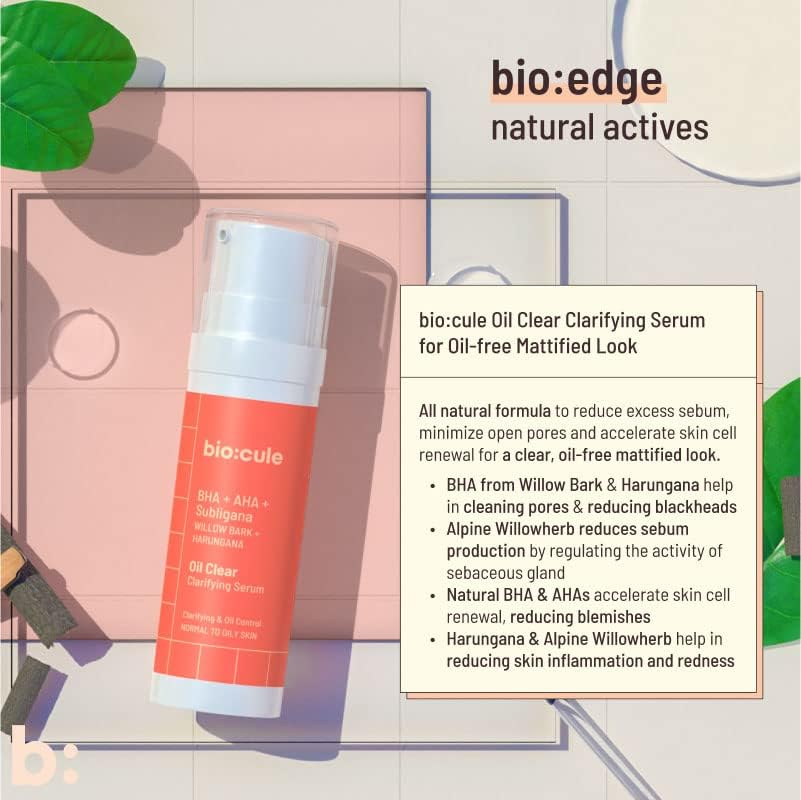 Biocule Oil Clear Clarifying Serum with BHA + AHA + Subligana - 15ml - Image 8