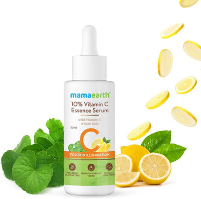 Mamaearth Vitamin C Essence Serum with Gotu Kola - 10% Potency, 30ml - Image 2