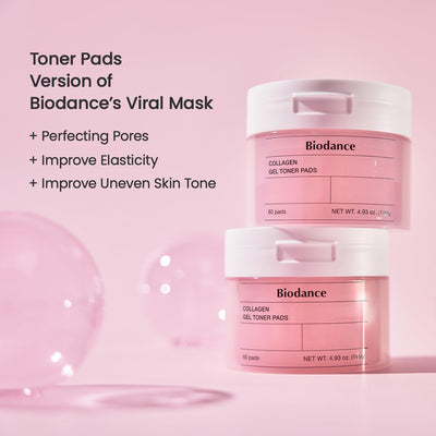 Biodance Collagen Gel Toner Pads - Face Serums & Treatments, 60 Pads - Image 4