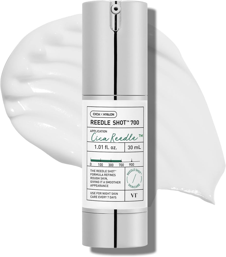 VT COSMETICS CICA Reedle Shot 700 | Spicule Microneedling Serum for Pore Care&Exfoliation, Exosome&Centella Asiatica for Glass Skin, Acne&Blemish Care, Korean Skin Booster (1 Fl Oz / 30ml)