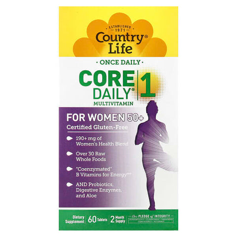 Country Life Core Daily 1 Women 50+ Tab 60's