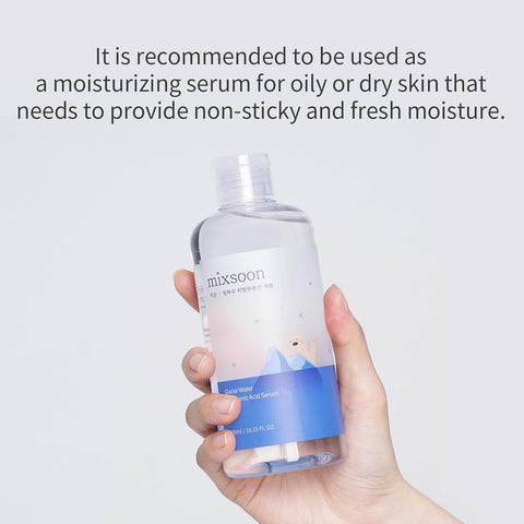 mixsoon Glacier Water Hyaluronic Acid Serum - Non-greasy Hydration Booster, Firming Facial Serum For Radiant, Dewy Skin - Korean Serum for Glass Skin - (3.38 fl.oz / 100ml) - Image 6