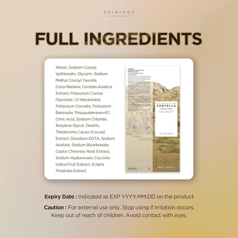 SKIN1004 Madagascar Centella Ampoule Foam, 125mL | Mild and Soothing Face Cleanser with Centella Asiatica Extract | Hydrates and Nourishes Skin | Deep Cleansing Foam - Image 9