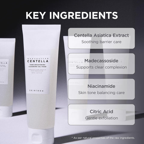 SKIN1004 Madagascar Centella Tone Brightening Cleansing Gel Foam 125ml - Image 3