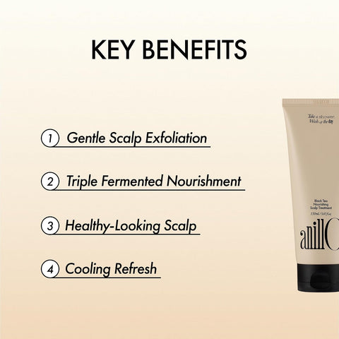 ANILLO Black Tea Vegan Hair Mask – Nourishing Scalp Treatment, Strengthens Scalp Barrier with Amino Acids, Woody Scent, Paraben & Silicone Free (150ml 5.07 fl. oz) - Image 4