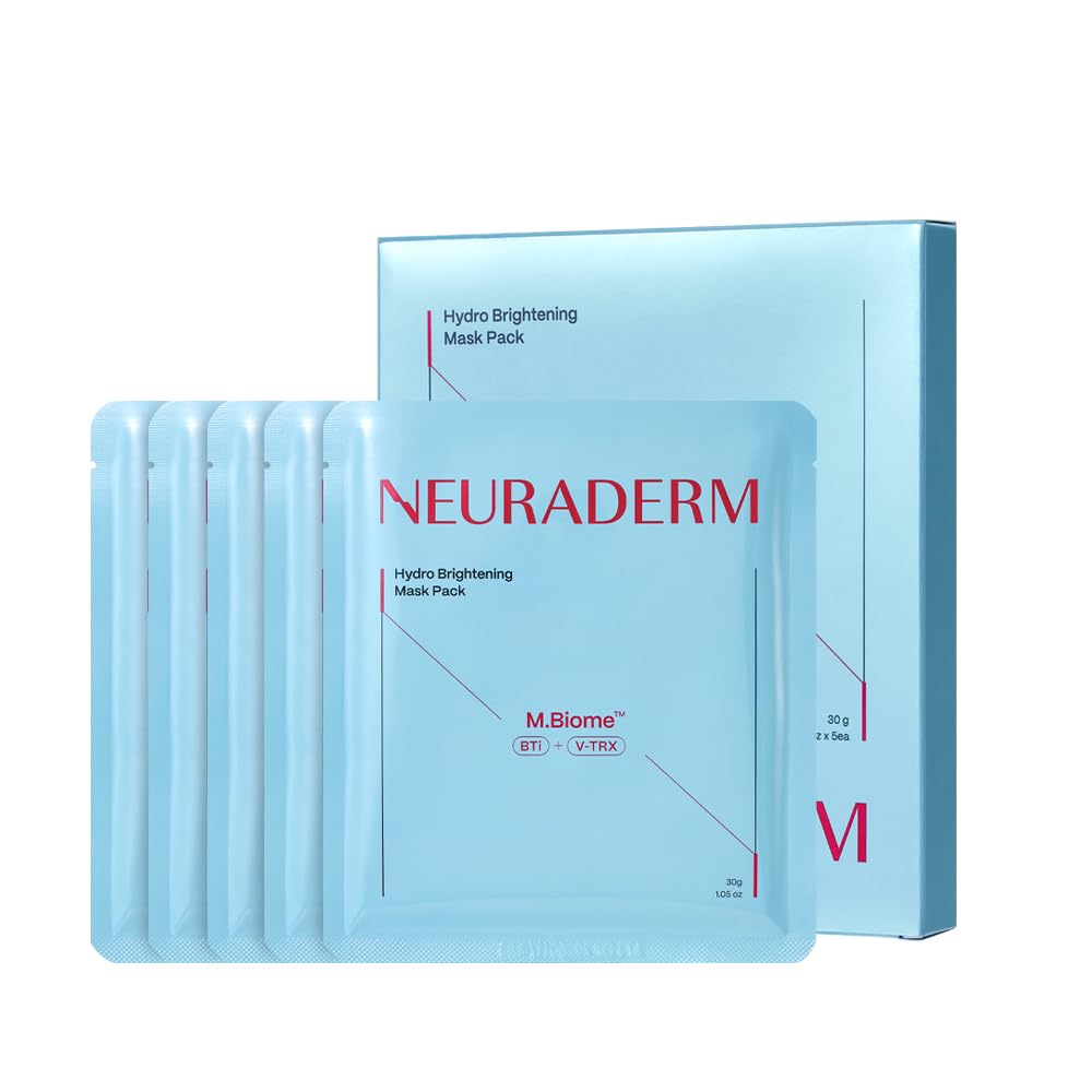 Neuraderm Hydro Brightening Facial Sheet Mask Pack - 5 Sheets