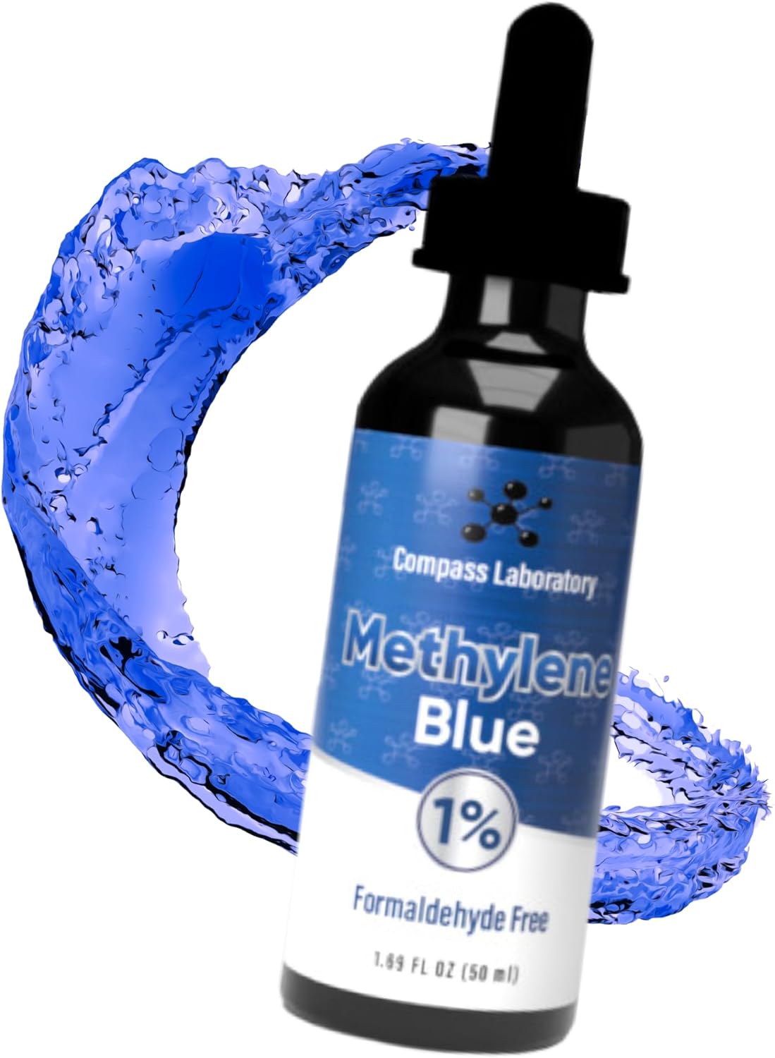 COMPASS LABORATORY Methylene Blue 1% Formaldehyde Free Solution - 50ml