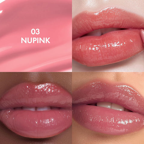 AMUSE Jel-Fit Tint (03 NUPINK) | Glossy, Lip Stain, Moisturizing,12 Hour long-lasting, Volumizing, Allergen Free, Vegan, Korean Beauty - Image 2