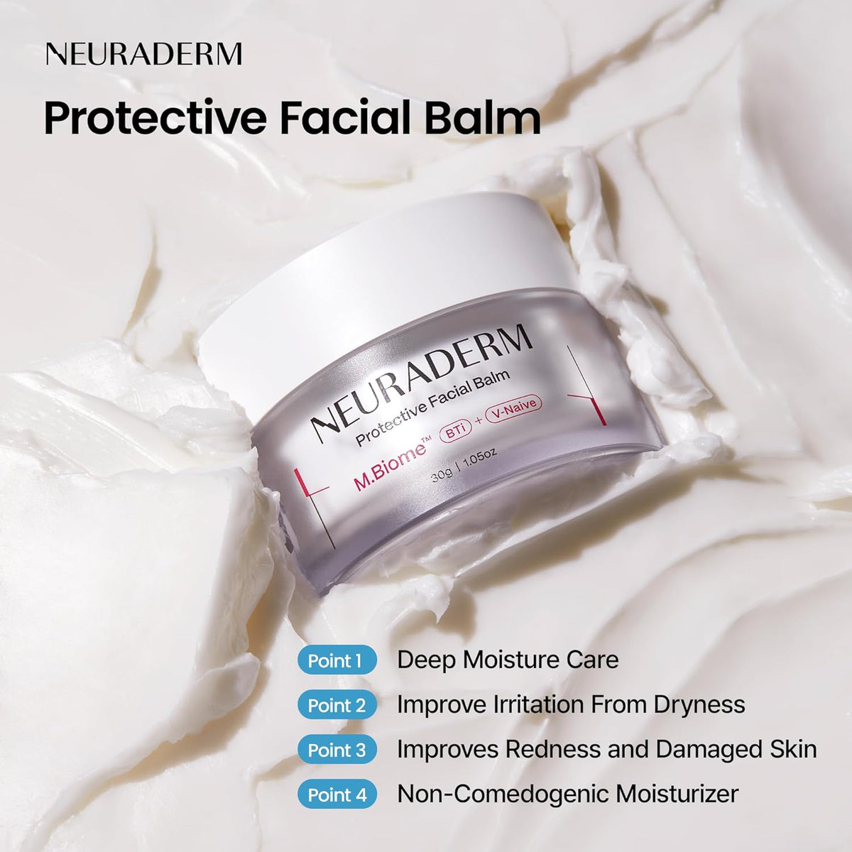 Neuraderm Protective Face Balm - Face Moisturiser, 30g - Image 2