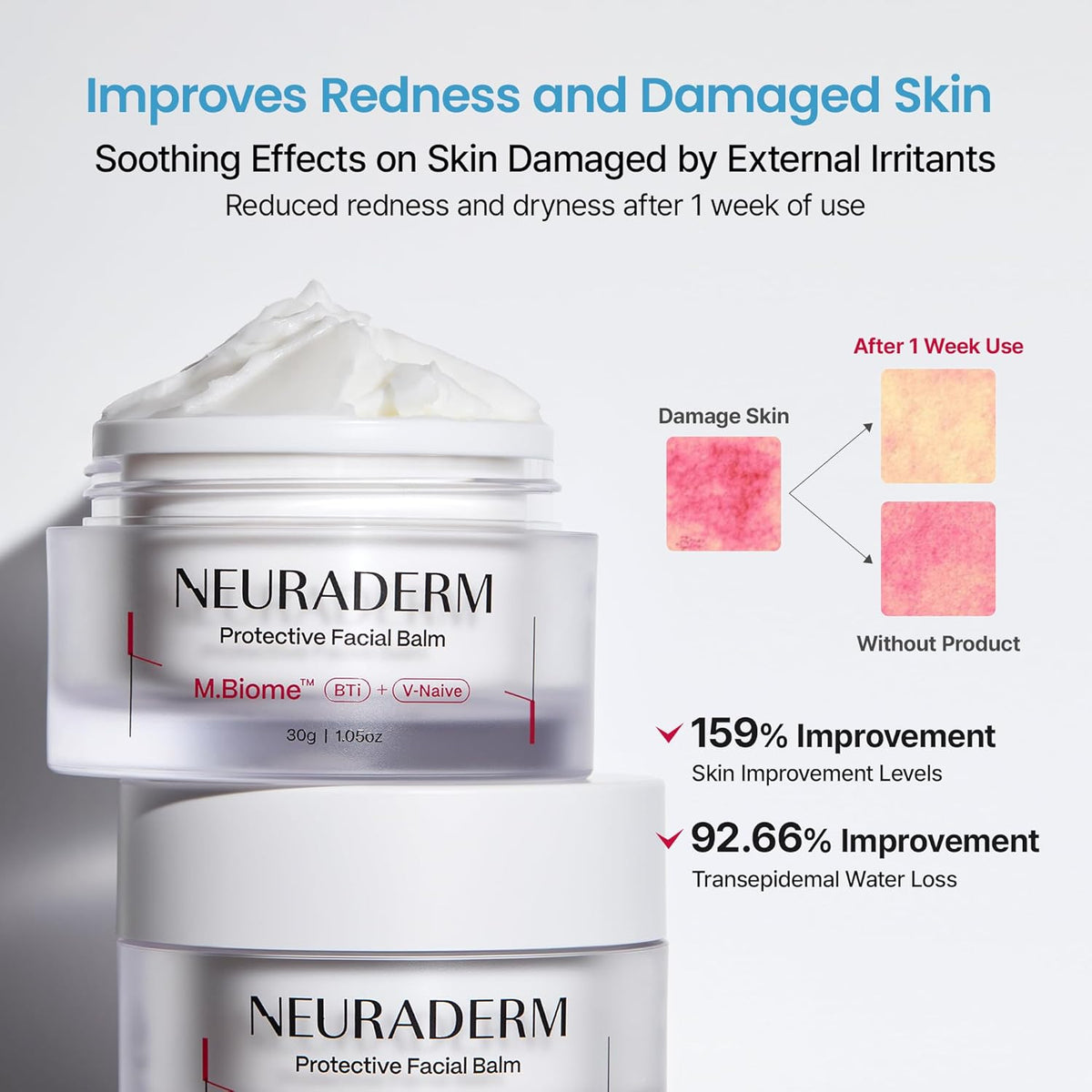 Neuraderm Protective Face Balm - Face Moisturiser, 30g - Image 5