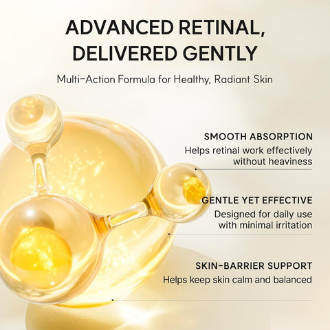 Arencia Retinal Booster Shot Serum, Firming Advanced Night Serum with Caffeine and Ectoin for Mature Skin, Pore Minimizing, WFine Lines & Wrinkles, Korean Skincare 30ml/1.01 fl.oz - Image 6