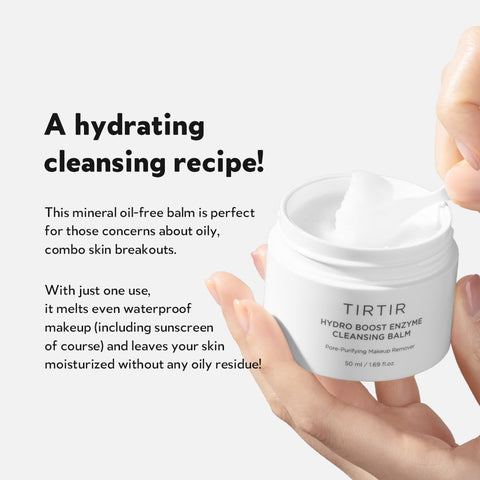 TIRTIR Hydro Boost Enzyme Cleansing Balm, (0.30 Ounce (Pack of 1)) - Image 4