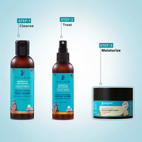 كريم بيلغريم الليلي بالريتينول مع فيتامين سي وحمض الهيالورونيك - 50 غرام 