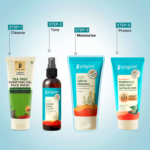 Pilgrim Australian Tea Tree  Light Gel Moisturizer