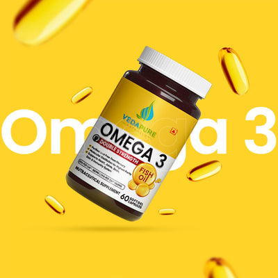 Vedapure Omega-3 Fish Oil Capsules - 60 Count - Image 8