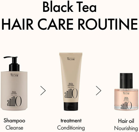 ANILLO Black Tea Vegan Hair Mask – Nourishing Scalp Treatment, Strengthens Scalp Barrier with Amino Acids, Woody Scent, Paraben & Silicone Free (150ml 5.07 fl. oz) - Image 7
