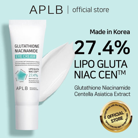 APLB Glutathione Niacinamide Eye Cream | LIPO GLUTA NIAC CEN™ 27.4% 0.68 FL.OZ/Korean Skincare, Eye cream for dark circles and puffiness, Improve elasticity & provide moisture around eye region - Image 2