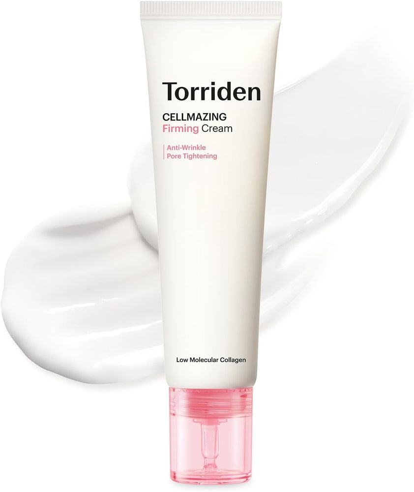 Torriden CELLMAZING Collagen Firming Cream 60ml (2.02 fl.oz.) - Improving Saggy Pore and Wrinkle with 5D Collagen Complex, Amino Acid & Complex Peptide, Korean Skincare