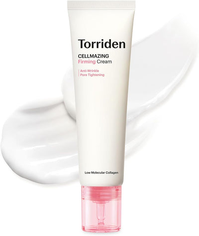 Torriden CELLMAZING Collagen Firming Cream 60ml (2.02 fl.oz.) - Improving Saggy Pore and Wrinkle with 5D Collagen Complex, Amino Acid & Complex Peptide, Korean Skincare