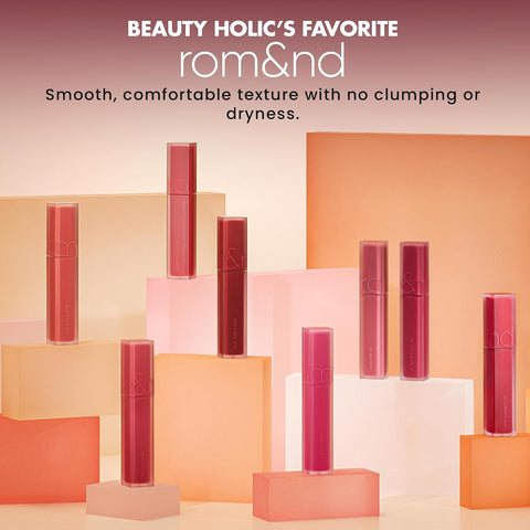 rom&nd BLUR FUDGE TINT | matte lipstick| light weight| cream type| super stay| k-beauty| highly pigment|moisturizing,0.17oz (08 CURRENT JAM) - Image 7
