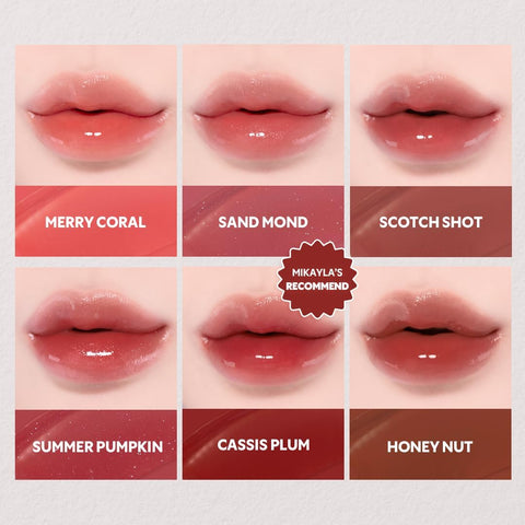 TIRTIR [*Mini Size Waterism Tinted Lip Gloss #21 Fig Me, 0.06 Fl Oz – Kiss Ready Lipgloss, 12H Long Lasting Non Sticky Natural Tinted Glow Korean Multiuse Cheek and Lip Tint for Women gift - Image 5