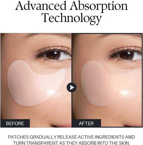 d’Alba White Truffle Eye Patch – Hydrating Under Eye Patches for Dark Circles, Puffy Eyes & Fine Lines, Firming Gel Eye Masks with Vegan Collagen, Niacinamide & K-Beauty Formula 68pcs - Image 4