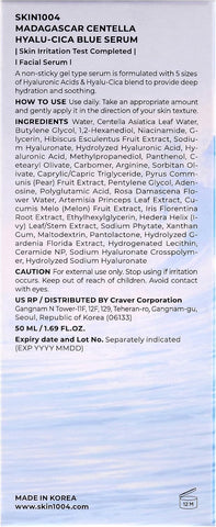 SKIN1004 Madagascar Centella Hyalu-Cica Blue Serum (50 ml) - Image 7