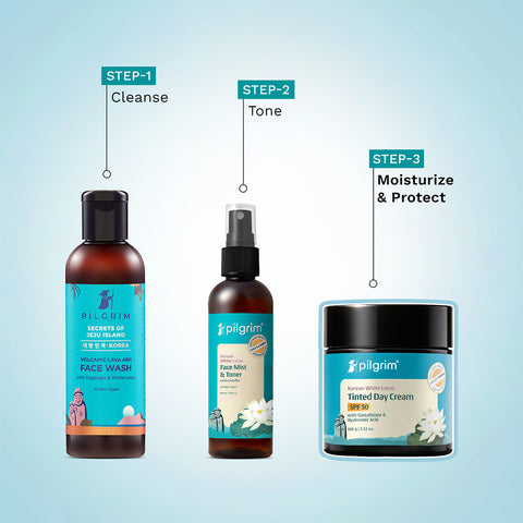 كريم النهار PILGRIM White Lotus SPF50 100 جرام