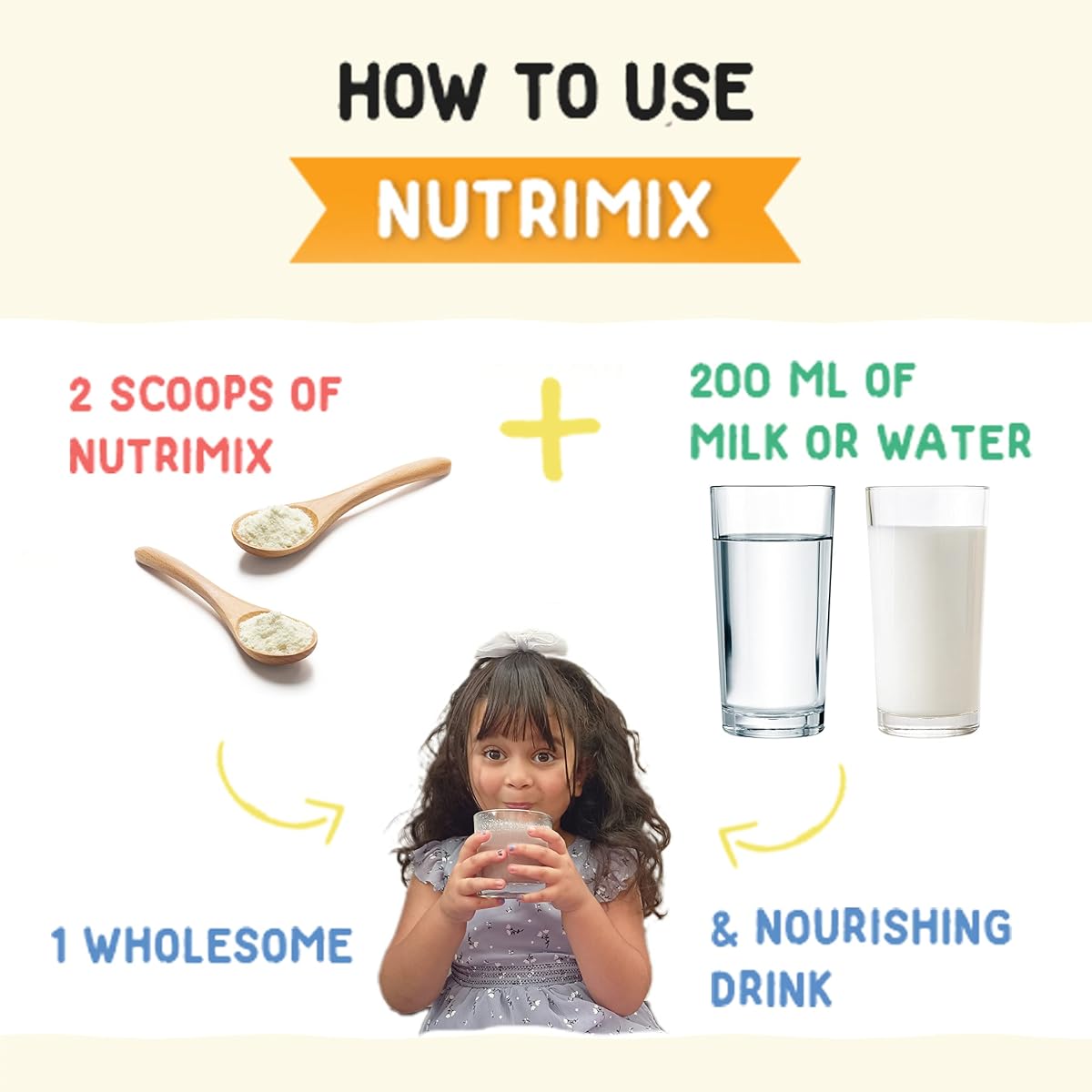 Little Joys NutriMix Nutrition Powder - Vanilla, No Refined Sugar, 350g - Image 6