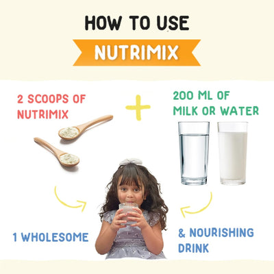 Little Joys NutriMix Nutrition Powder - Vanilla, No Refined Sugar, 350g - Image 6