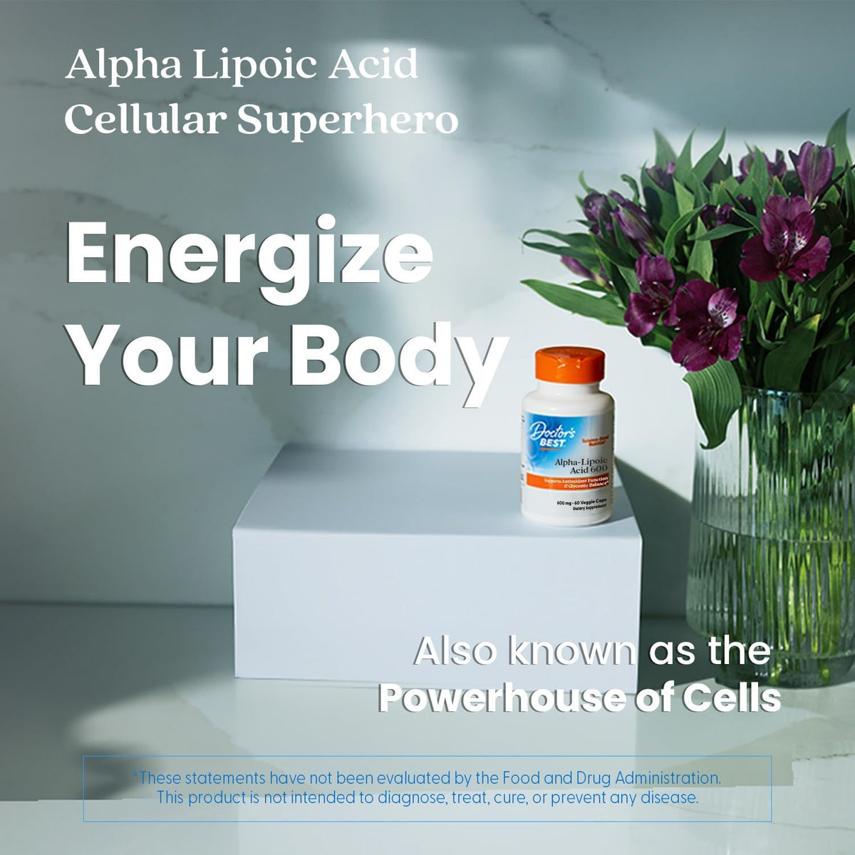 Dr Best Alpha-Lipoic Acid 600mg - 60 Vegetarian Capsules - Image 7
