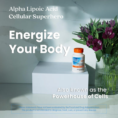Dr Best Alpha-Lipoic Acid 600mg - 60 Vegetarian Capsules - Image 7
