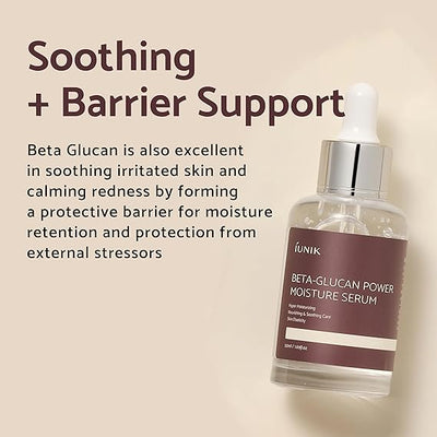iUNIK 98% Beta-Glucan Power Deep Moisture Serum, Mushroom Yeast Extracts Ampoule, 50ml - Image 4