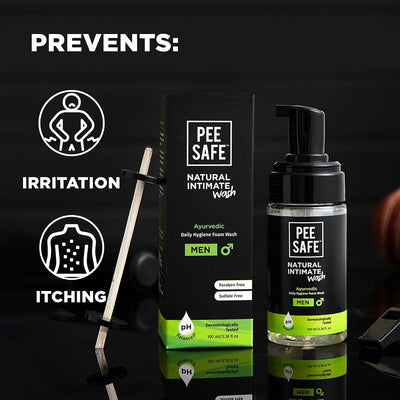 Pee Safe Natural Intimate Wash for Men with Tea Tree Oil - 100ml - Image 4
